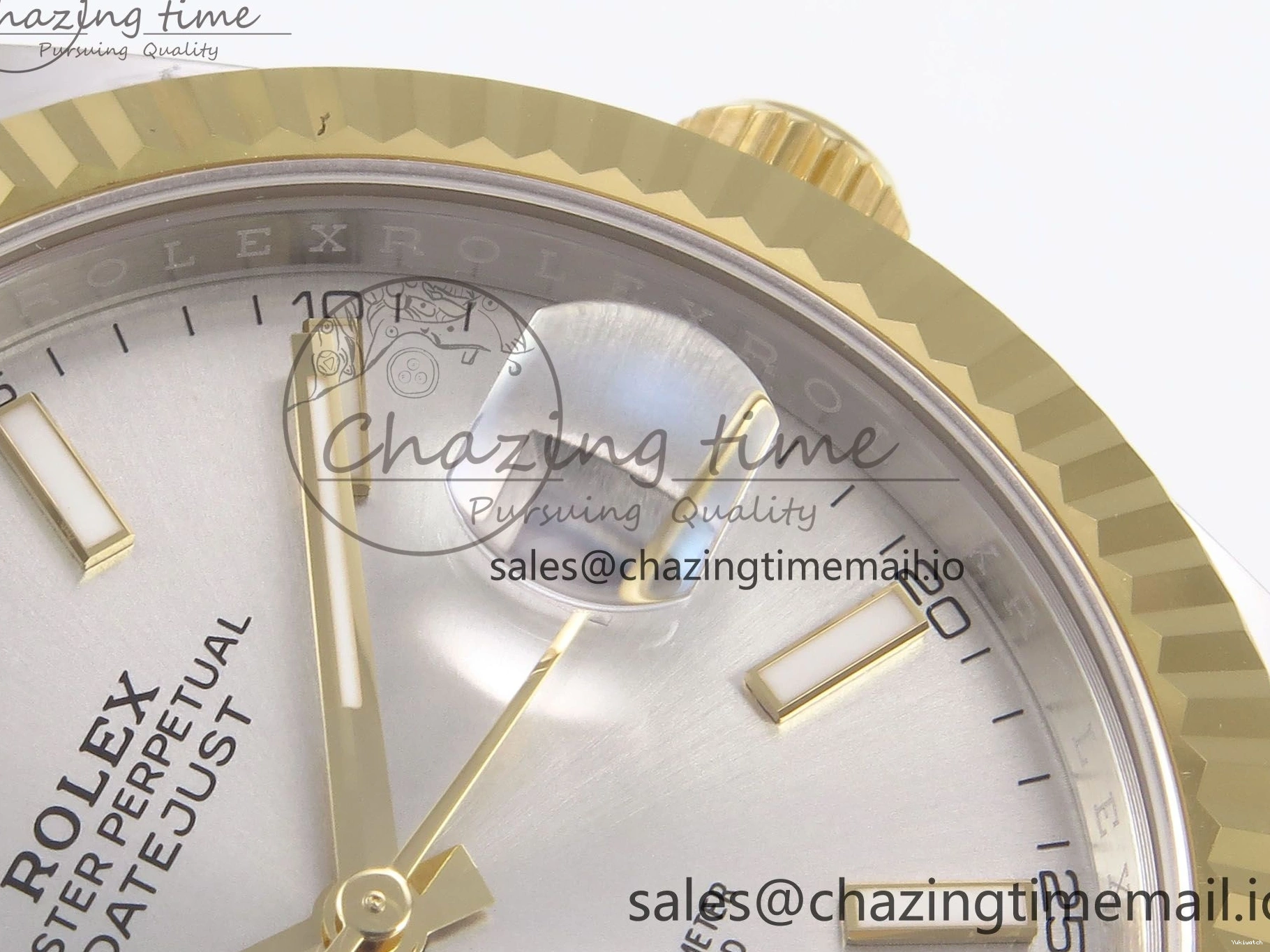 Silver 126333 Best DateJust 41 Edition A3235 SS Stick on YG EWEF Dial Jubilee Bracelet 0118